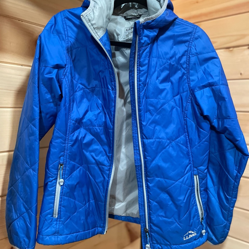 L.L. Bean Kids Vibrant Blue Puffer Jacket